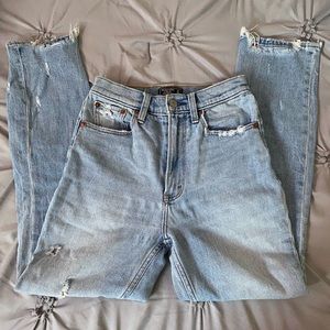 ultra high rise mom jeans